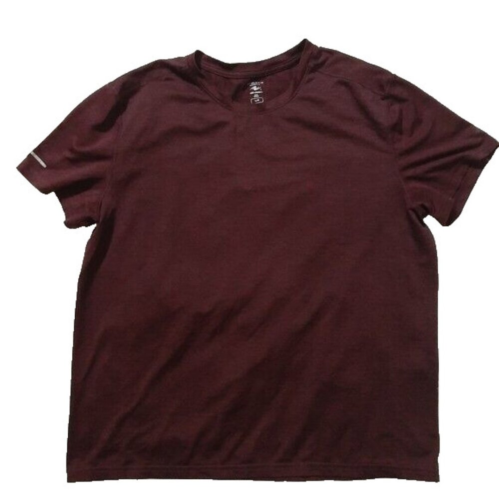 👠 5 for $25 MEN'S ATHLETIC WORKS RUNNING SHIRT SIZE LARGE